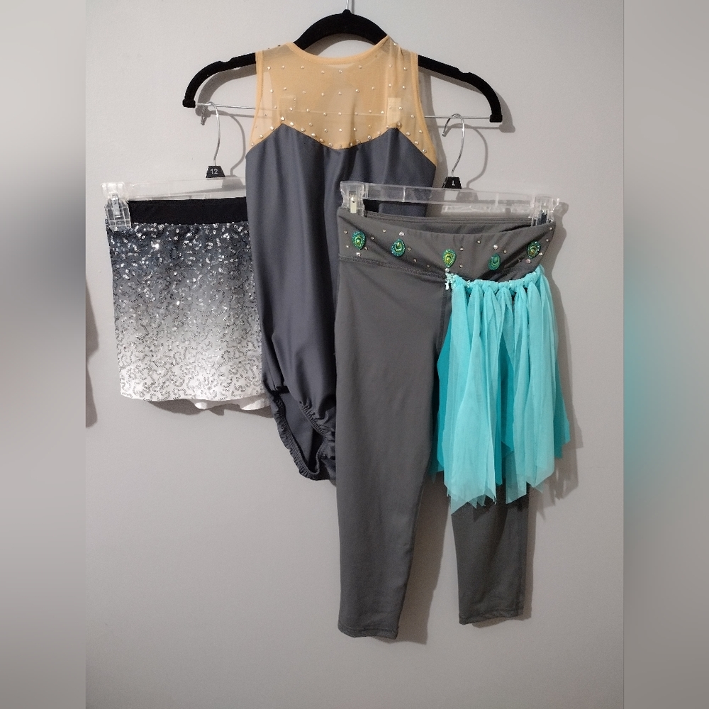 3 piece customized dance costume